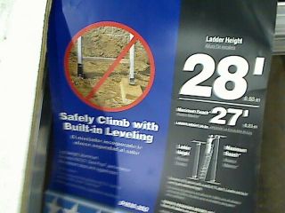 Extension Ladder Leveling H 28 Ft