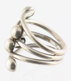 Jacobs Ladder Tribal Ethnic Primitive 925 Sterling Silver Ring Size 6