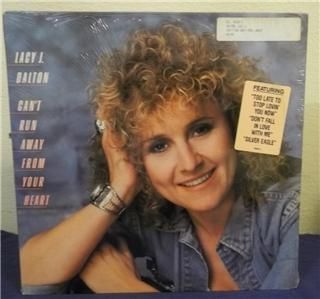 LACY J. DALTON CANT RUN AWAY FROM YOUR HEART LP RECORD ALBUM NEW AND