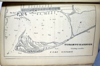 Canada Harbors and Ports 1852 Lake Ontario Large Maps Plates Quebec