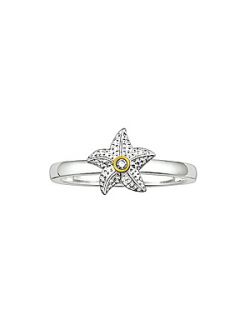 Thomas Sabo Sweet Diamonds Starfish Ring Silver   