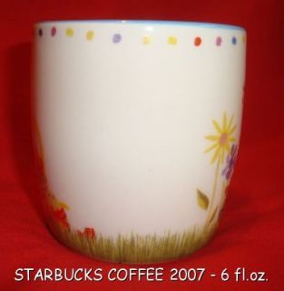 Starbucks Coffee 2007 Spring Easter Collection Mug 6 FL Oz