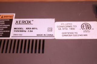 Xerox Hot Cold Laminator XRX 951L