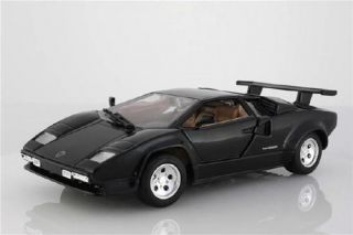 Lamborghini Countach Motormax Diecast 1 24 Scale Black