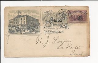 Oldhal Bluffton in The Bliss Hotel 1893 to Laporte In