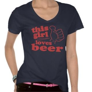 This Guy / Girl Loves Beer Tee Shirts