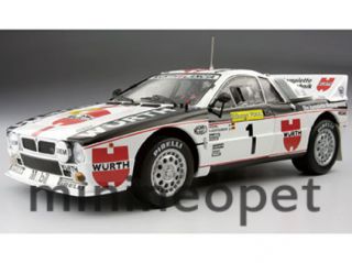 Kyosho 08302J Lancia 037 Rally Deutschland 1983 Winner 1 1 18 White