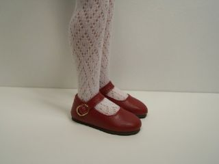 Burgundy Basic Doll Shoes for 14 Lark Piper Wren♥