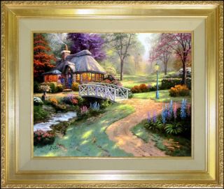Thomas Kinkade Paintings Friendship Cottage AP Oil 6 78