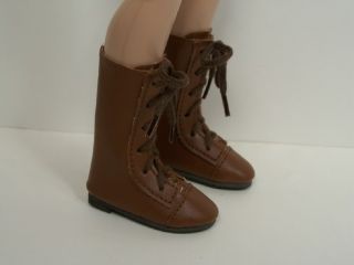 BROWN LaceUp Boot Doll Shoe For Kish 14 Lark Raven Song Piper Wren♥