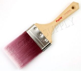 PURDY 3 Nylox Moose Paint Brushes for LATEX paint Soft Bristle Brush