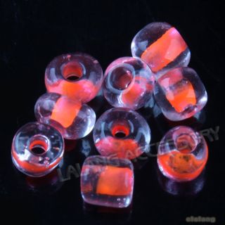 5000 Transparent Red Cute Glass Mini Seed Beads 110825