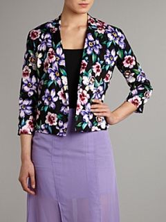 Glamorous Jkt floral blazer Black & Purple   