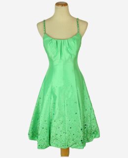 Lara Design 2949 Green $300 Evening Cocktail Party Dress 4