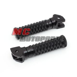 Black Ducati Front Rider Foot Pegs Superbike 1199 Panigale All Year
