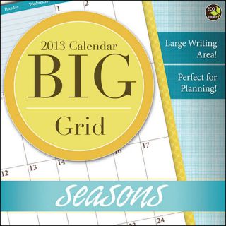Big Grid Seasons 2013 Wall Calendar