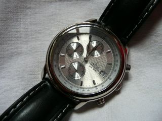 Military Chrono Crono Laurens Chronograph Wristwatch Watch Mens for