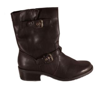 Anne Klein Womens Laski Dark Brown Size Medium Width Boots