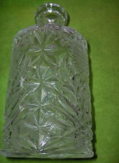 Up for sale is a very nice vintage lead crystal decanter (7.50” tall
