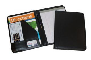 Leather Padfolio Notebook Portfolio for College New