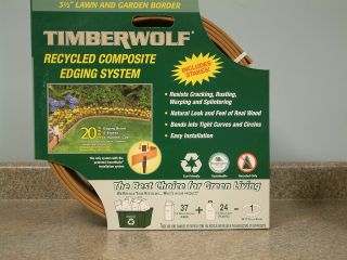 Timberwolf Smart Edge Lawn Edging Border Red 20 Feet