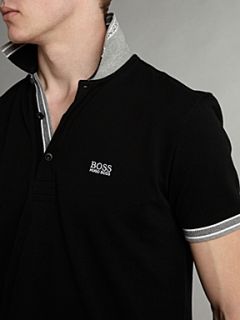Hugo Boss Classic logo tipped detail polo shirt Black   House of Fraser