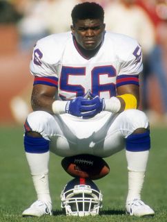 Vtg NY Giants Lawrence Taylor Professional on Field Pro Football