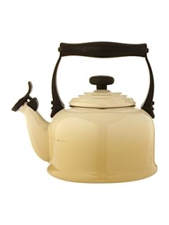 Le Creuset Almond traditional stove whistle kettle   