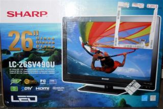 Sharp LC26SV490U 26 Inch 1080p LCD TV   Black Television
