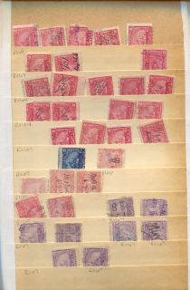 REVENUES Stockbook Full of Various Stamps