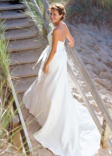Silk A Line Wedding Dress Belter Lois Lea Ann