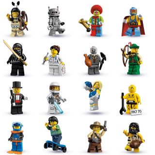 Lego 8683 Minifigures Series 1 Complete Set of 16