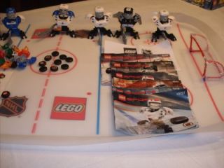 Lego 2003 NHL Hockey Lot Ice Rink 8544 3542 10127 3543 3541 Slammer