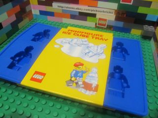 Lego 852771 Blue Minifigure Silicone Ice Bricks Tray Chocolate Candy