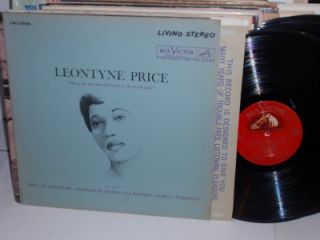 Leontyne Price Aida IL Trovatore Tosca LP RCA LSC 2506