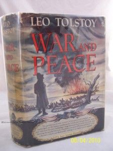 War and Peace Leo Tolstoy 1942 HB DJ