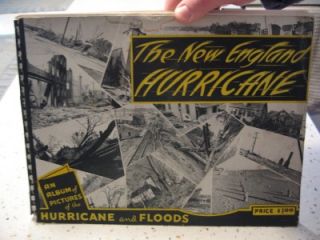 1938 New England Hurricane Booklet New Haven Conn