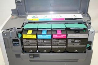 Lexmark Model C540N Workgroup Laser Printer Low Toner