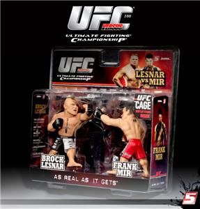 Brock Lesnar vs Frank MIR Round 5 UFC Versus Figure Toy