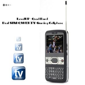 LevelUP   Quad Band Dual SIM QWERTY Gaming Cellphone