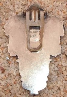 Early Tobias Mexico Mexican Sterling Dress Clip 12 5g