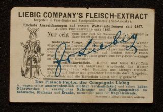 1890s Liebig Fleisch Extract Peter Von Amiens VTC