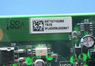 LG Electronics plasma 6871QYH036B YSUS board 6870QYE011B (for parts