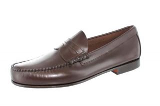 Bass Leverett Weejuns Mahogany Mens Loafers Size 9 5 M