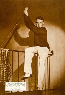 1932 Rotogravure Lew Ayres Movie Film Star Actor Portrait Fashion Pose