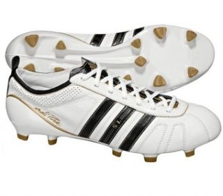 Adipure IV 4 SL FG Super Light US 7 Soccer Boot Shoe Cleat White Black