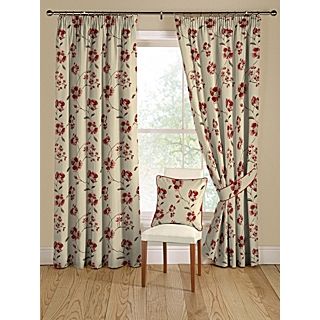 Montgomery Pansy red curtain range   