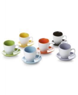Classic Coffee & Tea by Yedi Drinkware, Set of 6 Contemporary Glaze