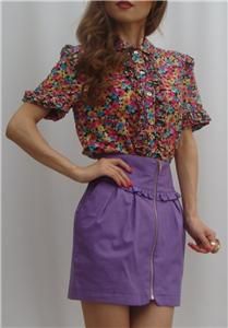 BN Luella Floral Peter Pan Silk Shirt Top Blouse UK10
