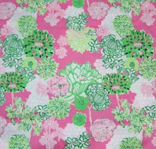 Lilly Pulitzer Lilly Pink Tiger Lilly Fabric 1 Yard
